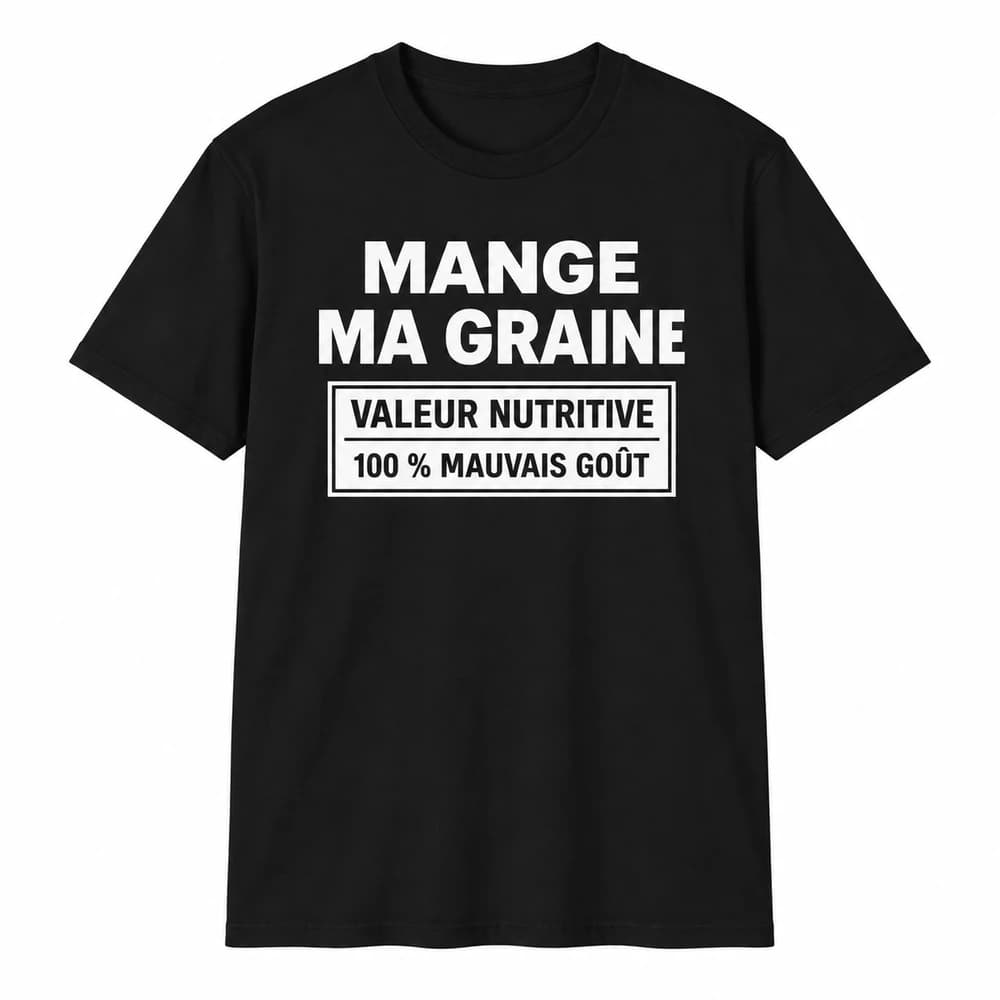Noir — MANGE MA GRAINE